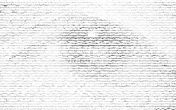 datengraphie: heterog: [invers] Gelassen rastlos. 13.06.2017. 37693*37969 Pixel.